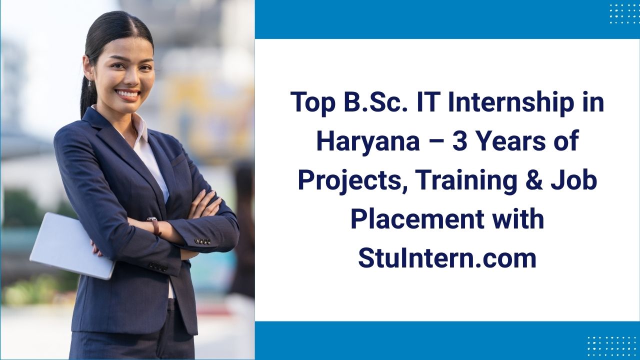 Top B.Sc. IT Internship in Haryana – 3 Years of Projects, Training & Job Placement with StuIntern.com