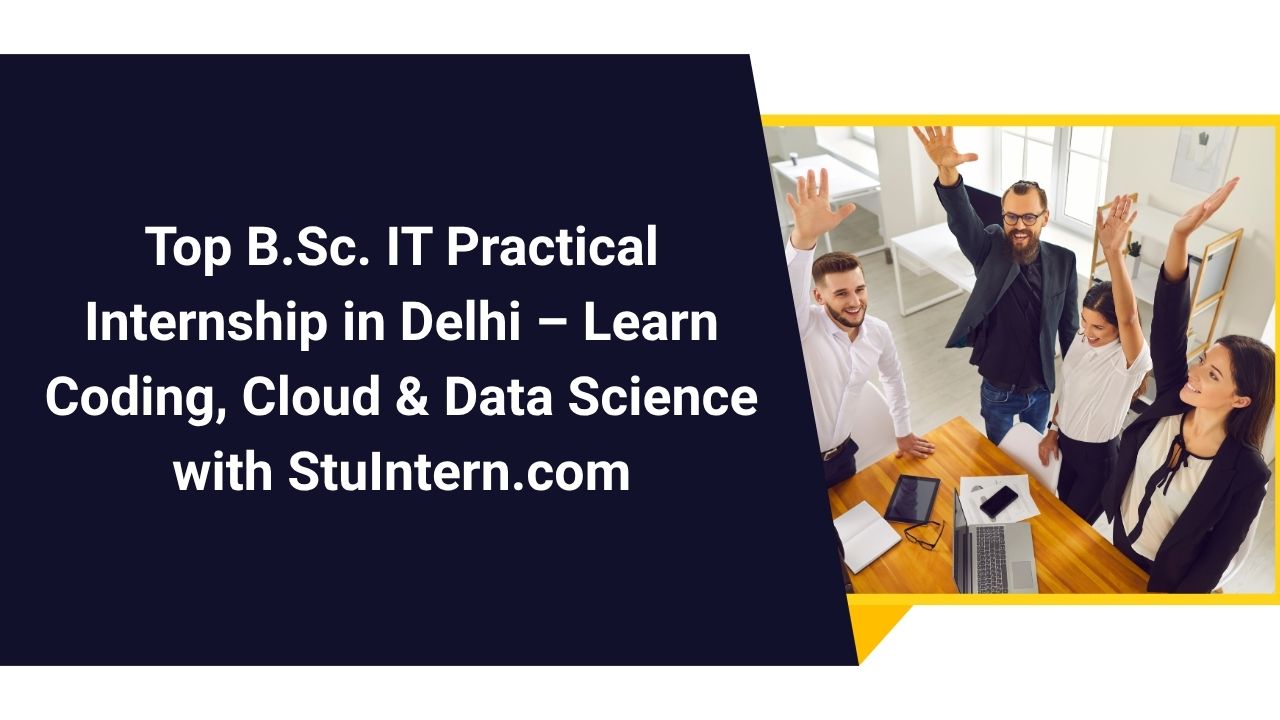 Top B.Sc. IT Practical Internship in Delhi – Learn Coding, Cloud & Data Science with StuIntern.com