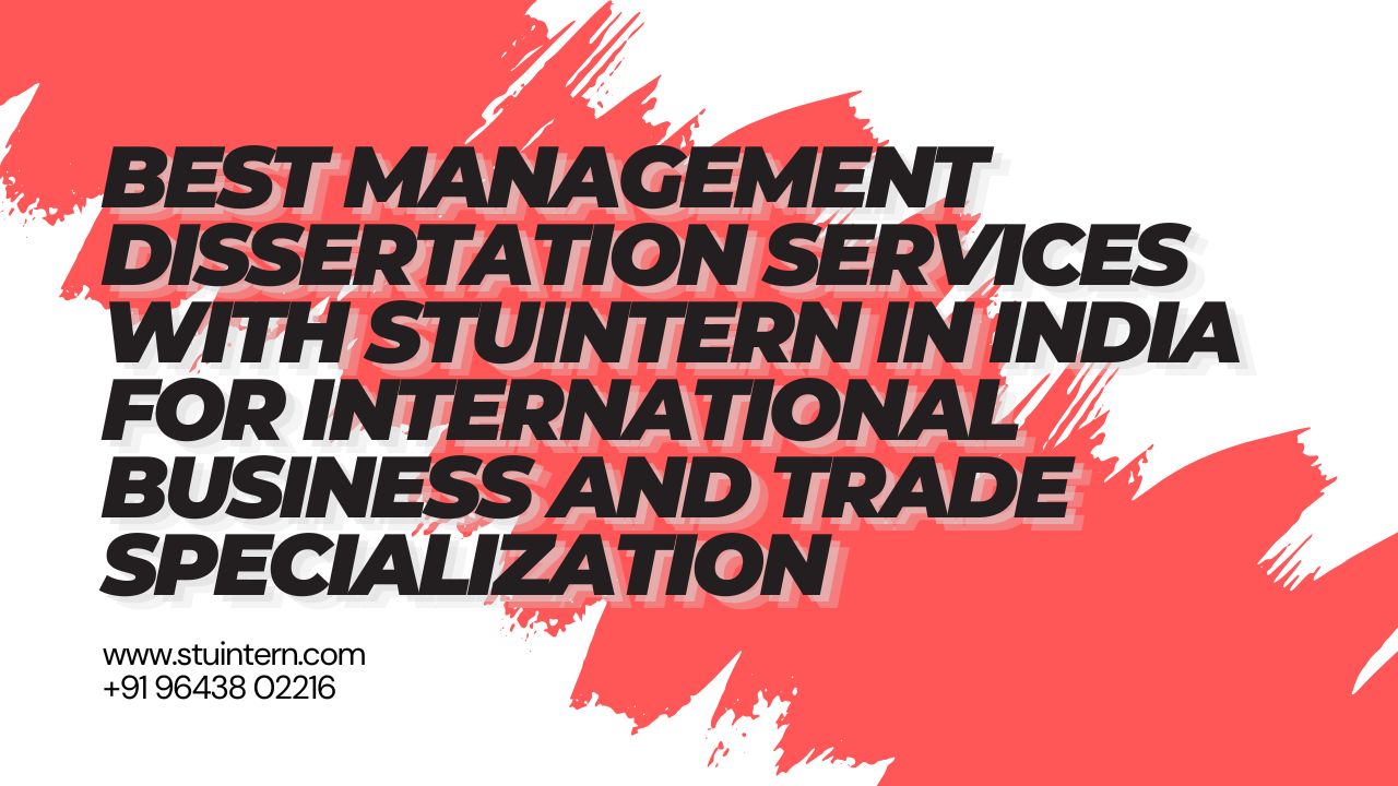 Best Management Dissertation Guidance for Entrepreneurship and Startup Management Research