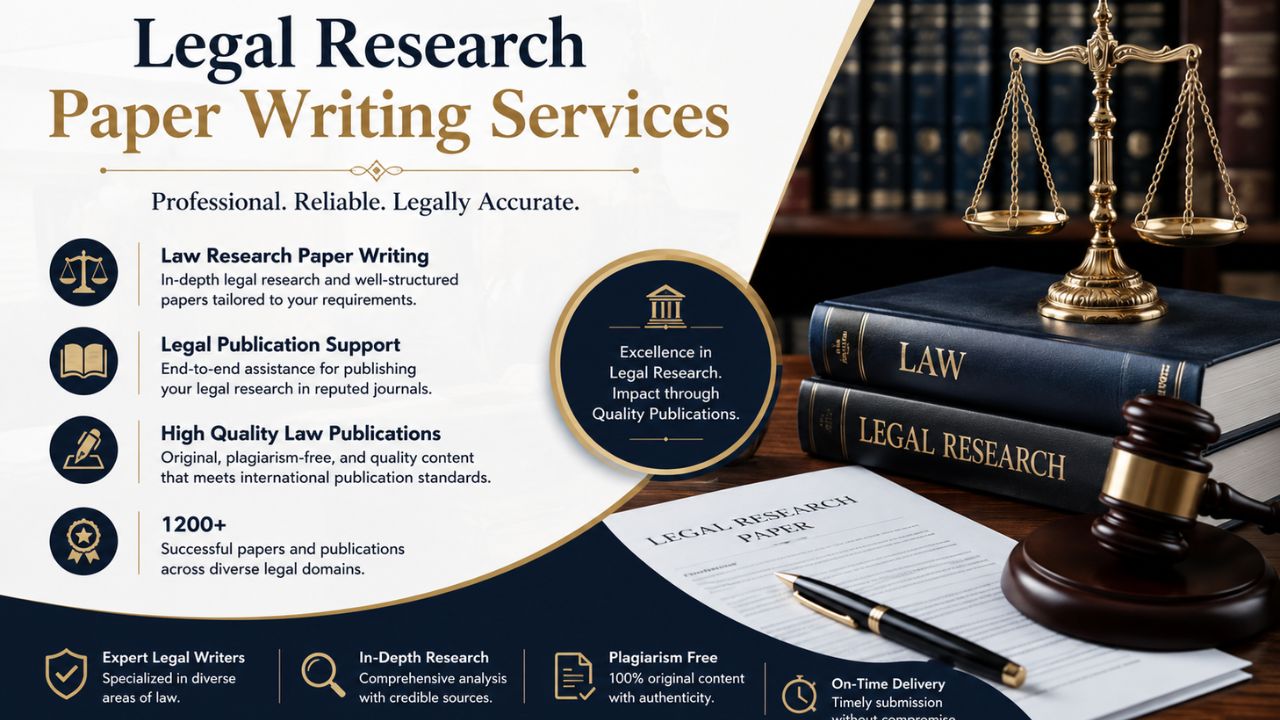 Legal Research Paper Writing Services, Law Research Paper Writing, Legal Publication Support, High Quality Law Publications,
