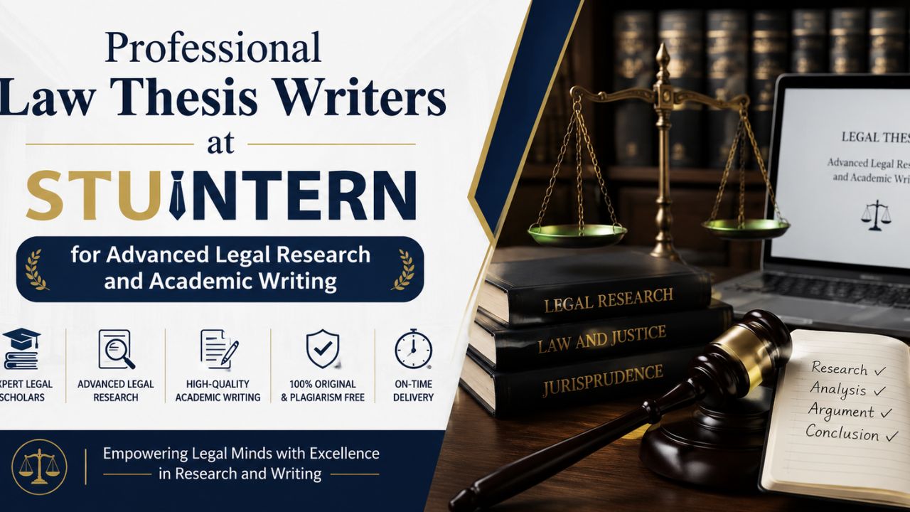 Professional Law Thesis Writers at STUINTERN for Advanced Legal Research