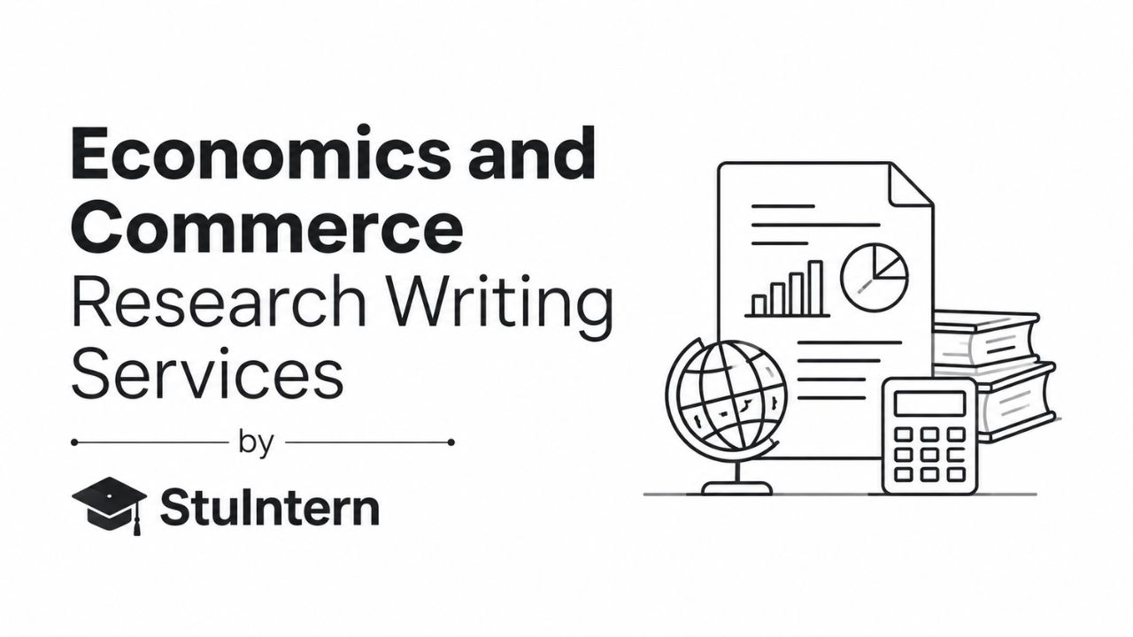 Economics and Commerce Research Writing Services by StuIntern