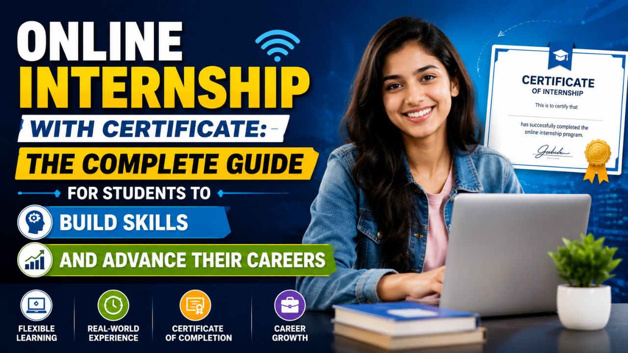 Online Internship with Certificate: The Complete Guide for Students to Build Skills and Advance Their Careers
