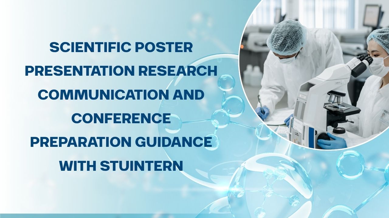Scientific Poster Presentation Research Communication and Conference Preparation Guidance with StuIntern