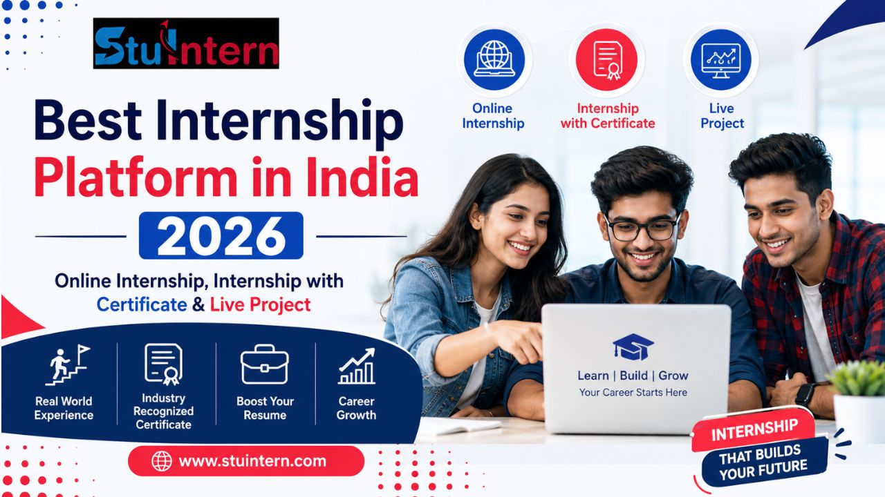 Best Internship Platform in India 2026: Online Internship, Internship with Certificate & Live Project