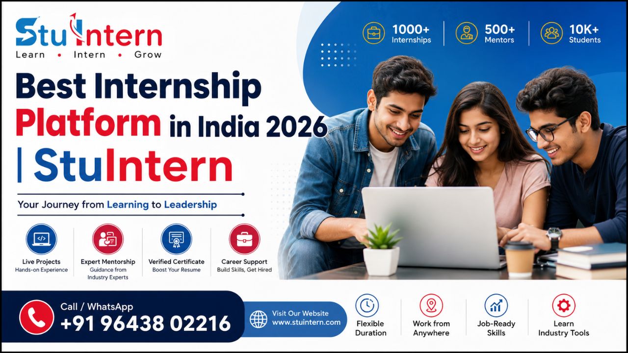 Best Internship Platform in India 2026 | StuIntern