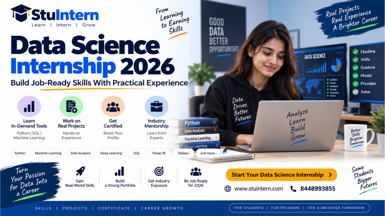 Data Science Internship 2026: Build Job-Ready Skills With Practical Experience