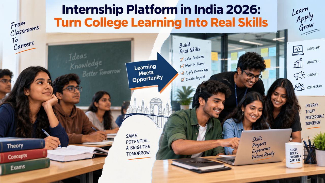 Internship Platform in India 2026: Turn College Learning Into Real Skills