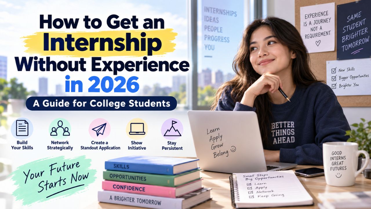 How to Get an Internship Without Experience in 2026: A Guide for College Students
