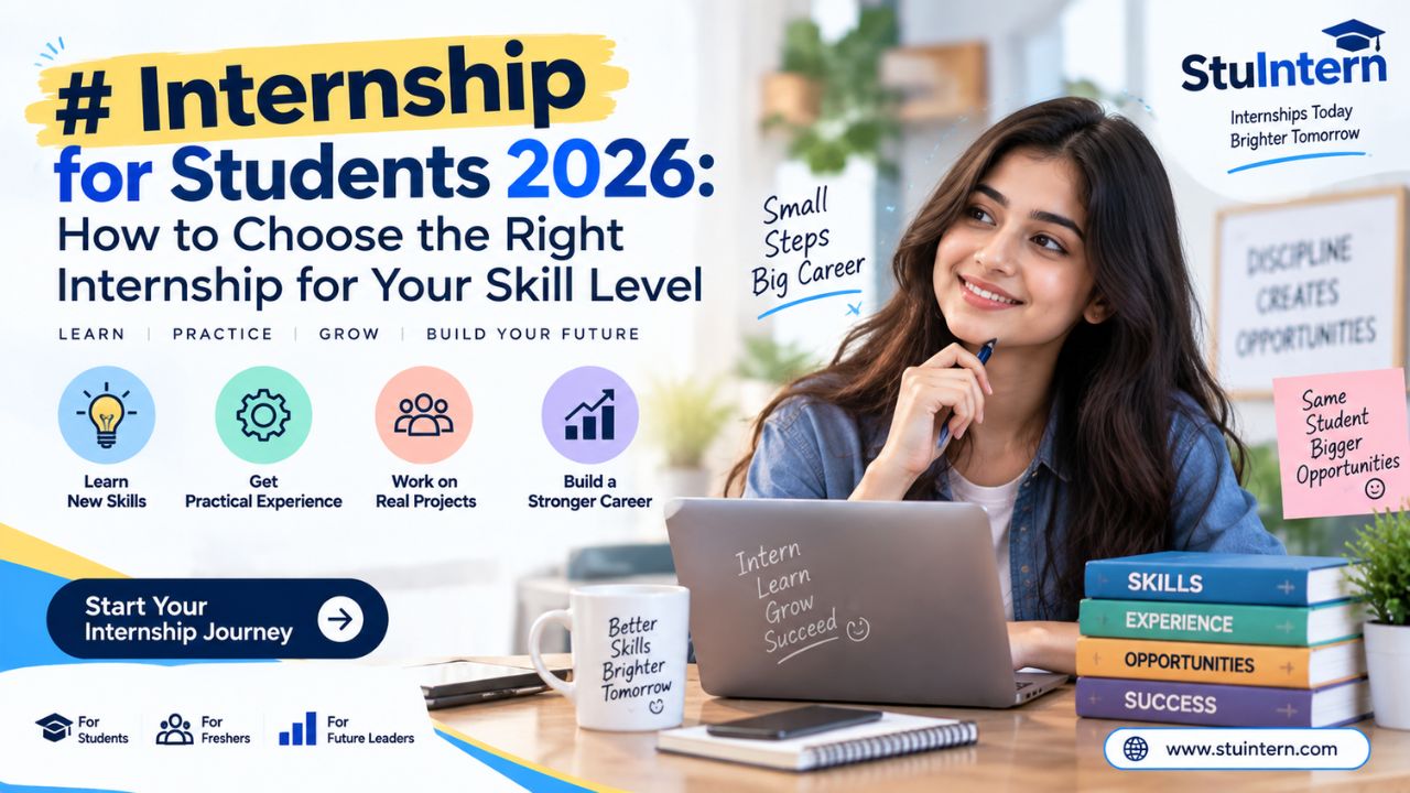 Internship for Students 2026: How to Choose the Right Internship for Your Skill Level