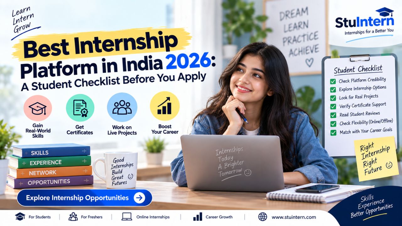 Best Internship Platform in India 2026: A Student Checklist Before You Apply