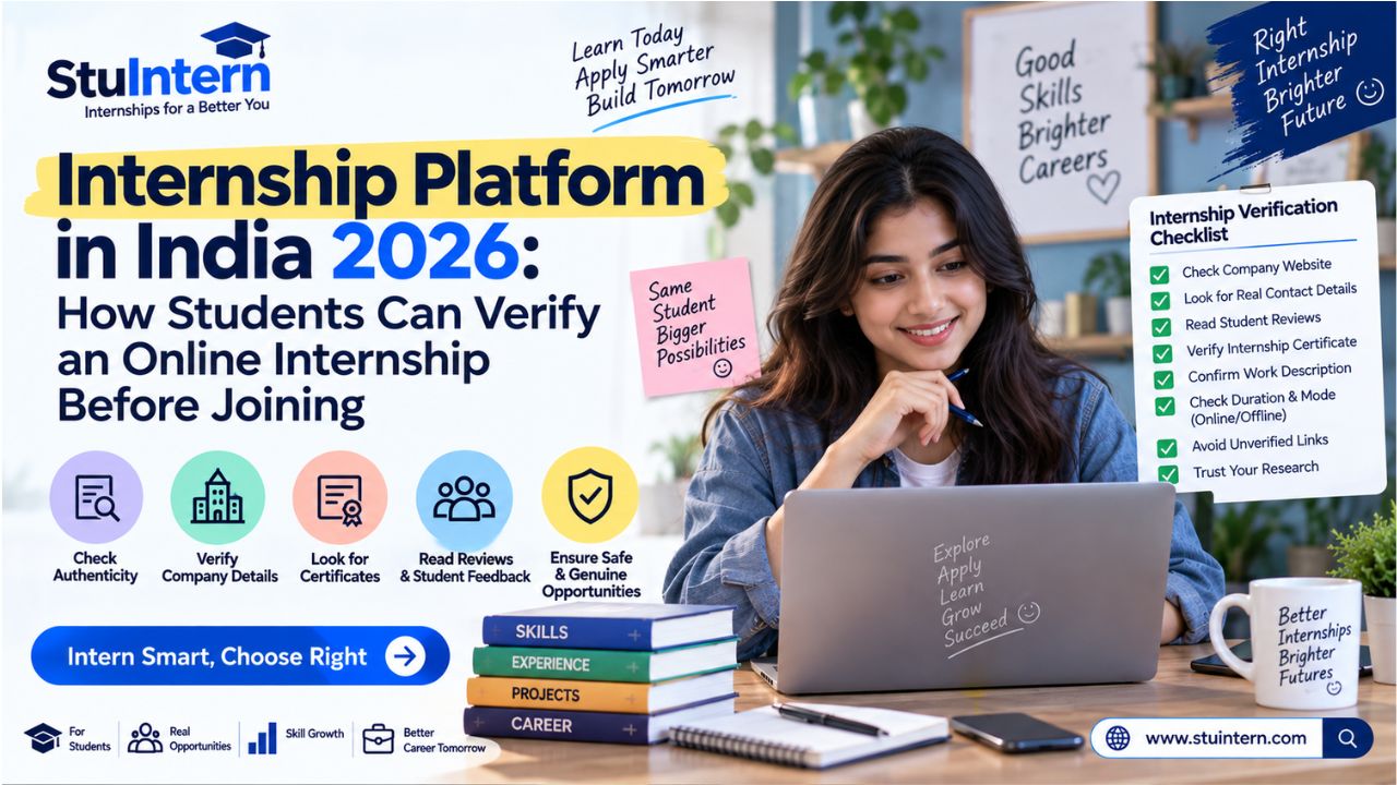 Internship Platform in India 2026: How Students Can Verify an Online Internship Before Joining