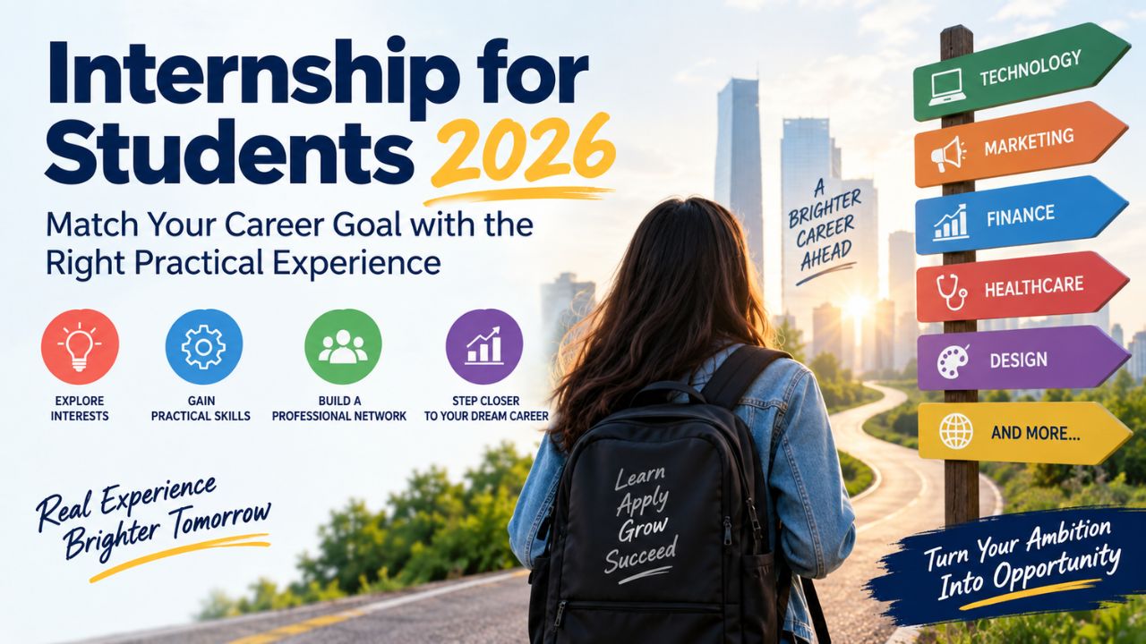 Internship for Students 2026: Match Your Career Goal with the Right Practical Experience