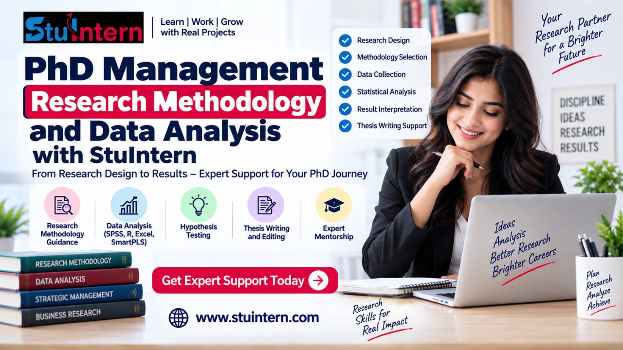 PhD Management Research Methodology and Data Analysis StuIntern