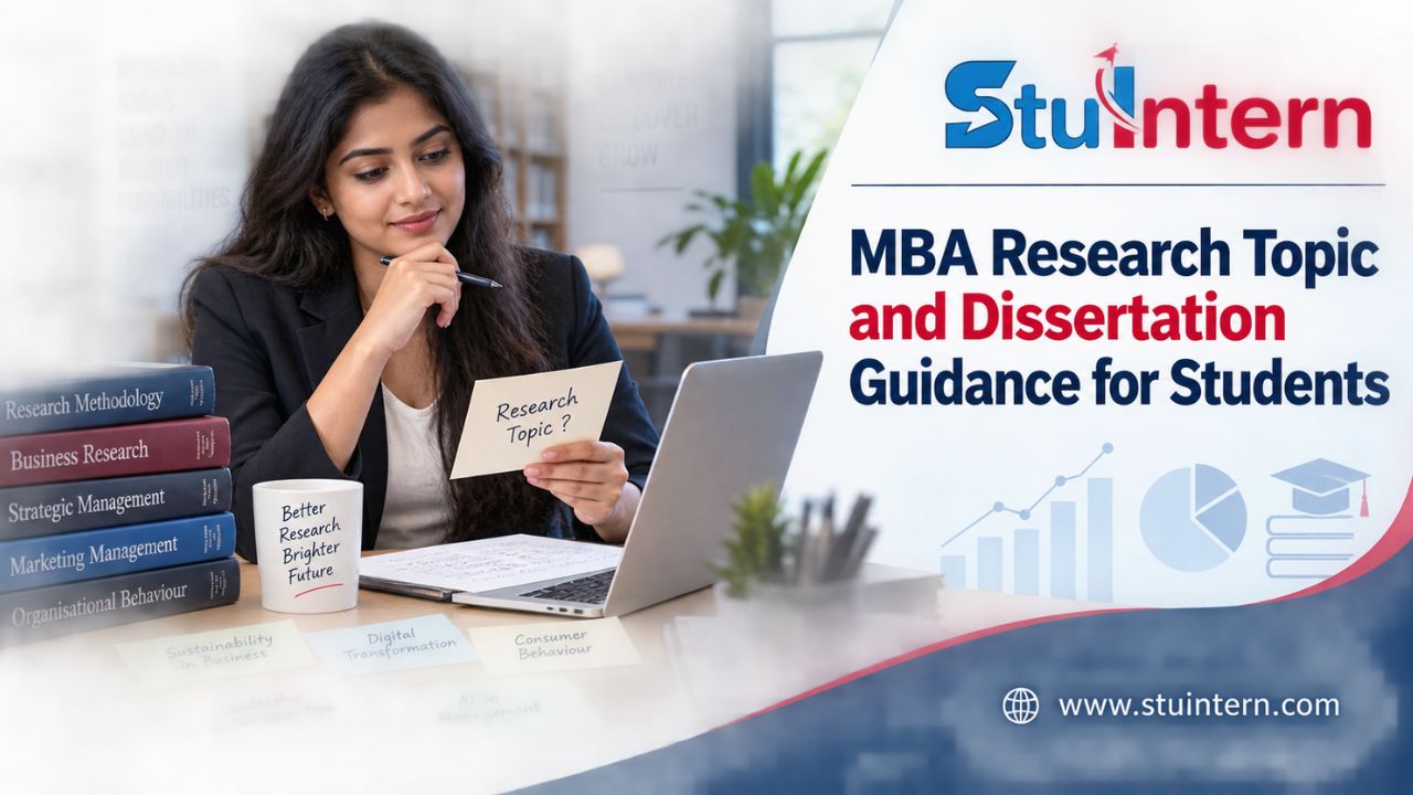 MBA Finance HR and Marketing Project Research Support StuIntern
