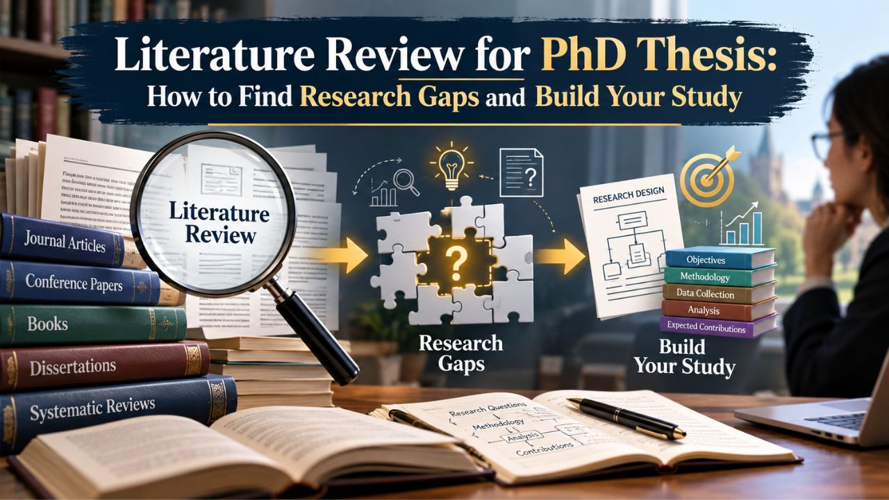 Literature Review for PhD Thesis: How to Find Research Gaps and Build Your Study