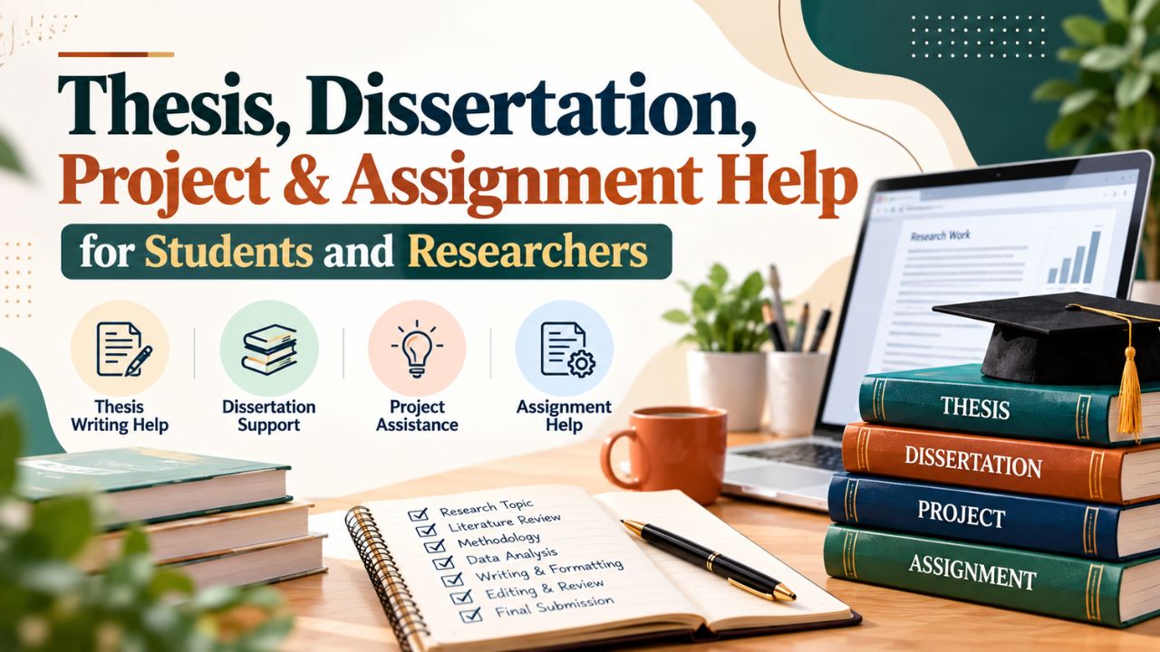 Thesis, Dissertation, Project & Assignment Help for Students and Researchers