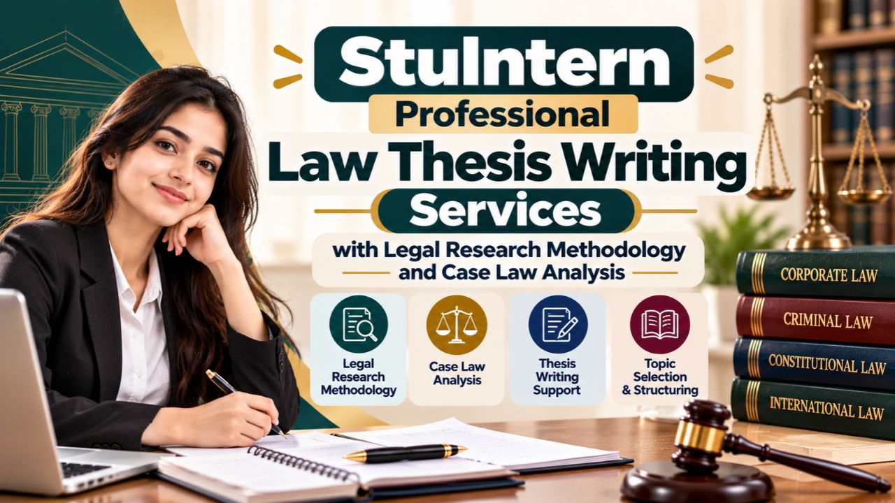 StuIntern Professional Law Thesis Writing Services with Legal Research Methodology and Case Law Analysis