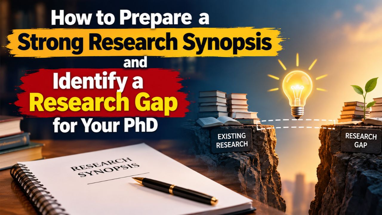How to Prepare a Strong Research Synopsis and Identify a Research Gap for Your PhD