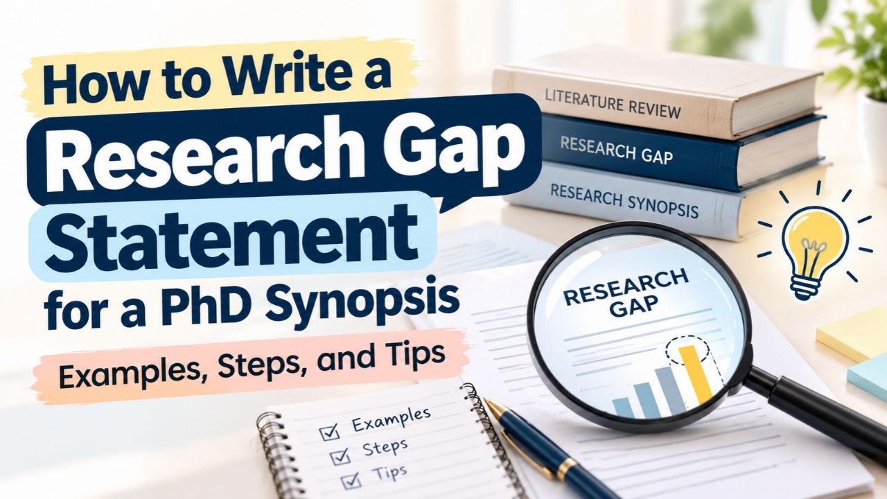 How to Write a Research Gap Statement for a PhD Synopsis: Examples, Steps, and Tips