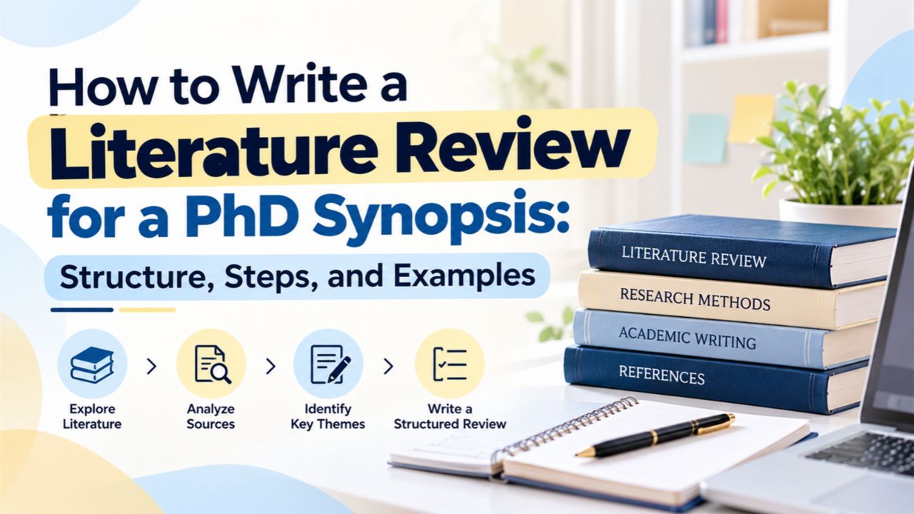 How to Write a Literature Review for a PhD Synopsis: Structure, Steps, and Examples